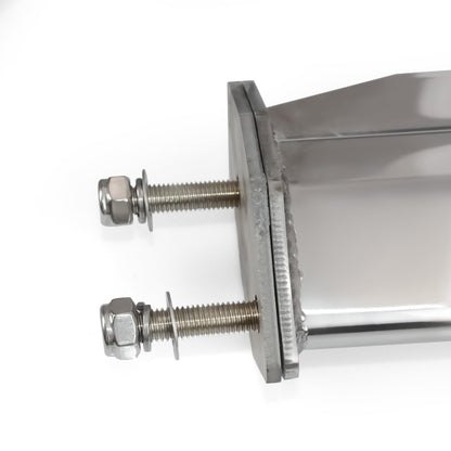 Semi Truck Mud Flap Hanger Pair – 30" Stainless Steel, 2.5" Bolt Spacing (2pcs) - RoadWest Truck Parts - B0FSD1HWWG - High Soar