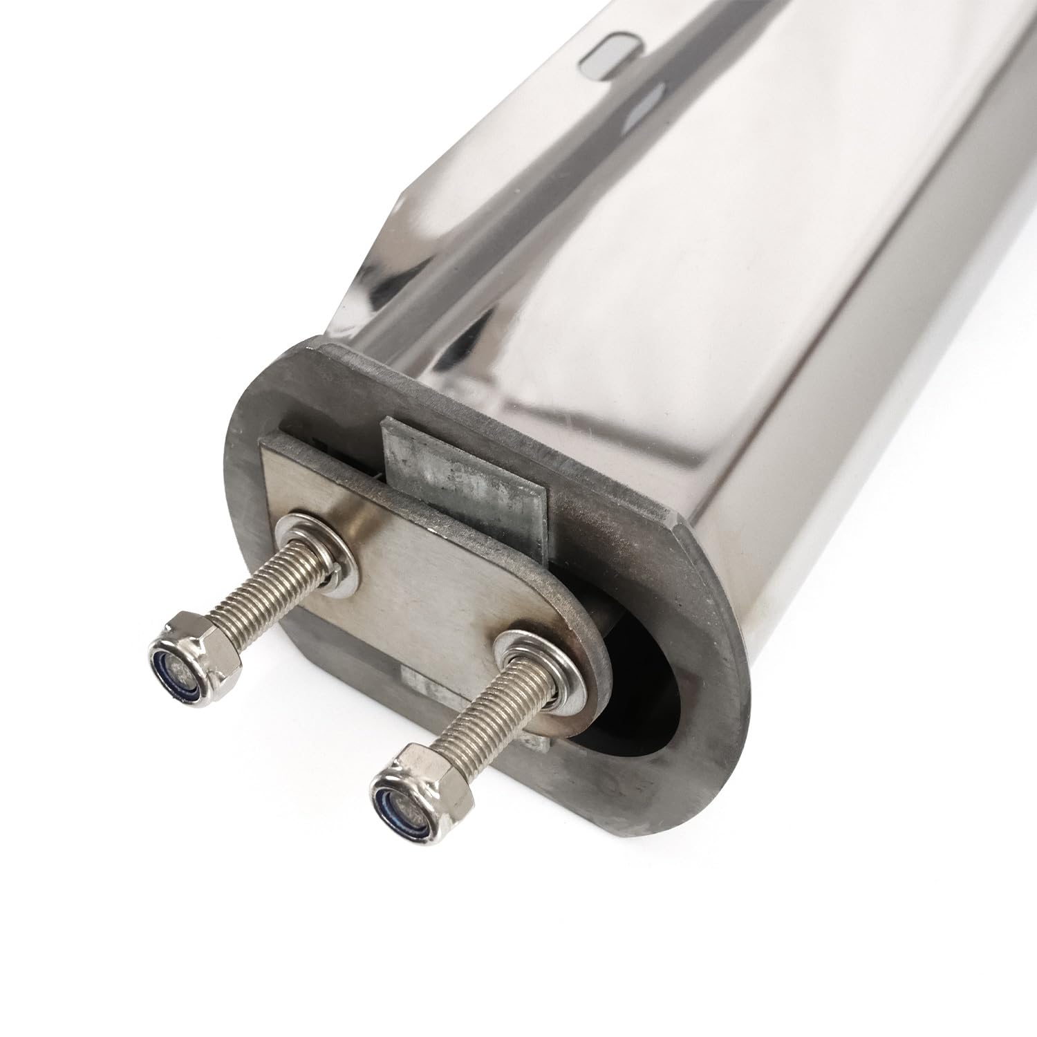 Semi Truck Mud Flap Hanger Pair – 30" Stainless Steel, 2.5" Bolt Spacing (2pcs) - RoadWest Truck Parts - B0FSD1HWWG - High Soar