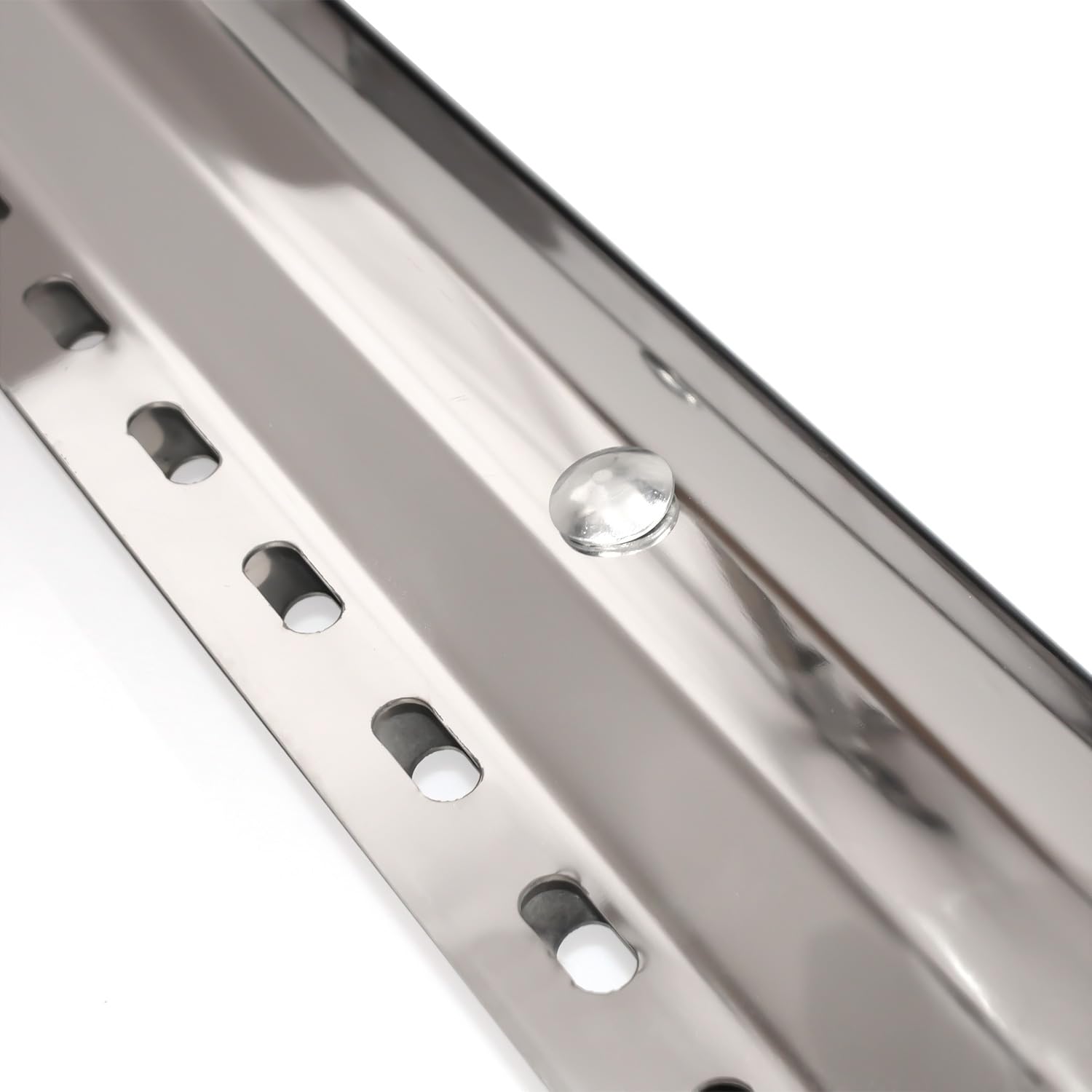 Semi Truck Mud Flap Hanger Pair – 30" Stainless Steel, 2.5" Bolt Spacing (2pcs) - RoadWest Truck Parts - B0FSD1HWWG - High Soar