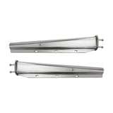 Semi Truck Mud Flap Hanger Pair – 30" Stainless Steel, 2.5" Bolt Spacing (2pcs) - RoadWest Truck Parts - B0FSD4DC1H - High Soar