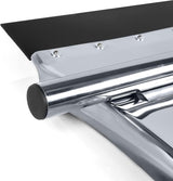 Semi Truck Quarter Fender Kit 24"×24" – Black Poly w/ Mounting Hardware - RoadWest Truck Parts - MZ-U322-02B - High Soar