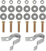 Semi Truck Quarter Fender Kit 24"×24" – Black Poly w/ Mounting Hardware - RoadWest Truck Parts - MZ-U322-02B - High Soar