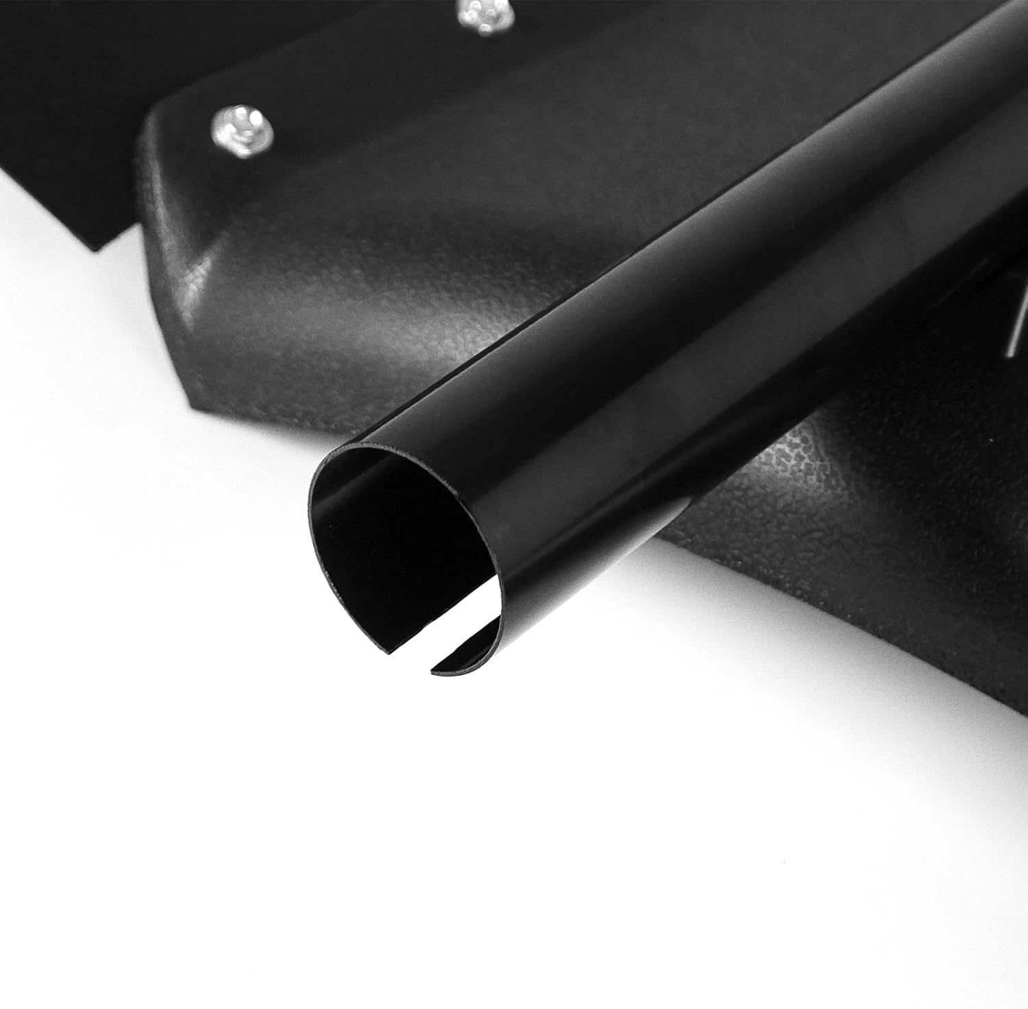 Semi Truck Quarter Fender Kit 24"×24" – Black Poly w/ Mounting Hardware - RoadWest Truck Parts - MZ-U322-02B - High Soar