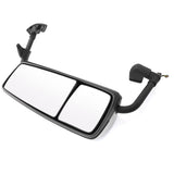 Volvo VNL Door Mirror Assembly – Chrome Heated Power w/ LED Turn Signal (2004–2017) - RoadWest Truck Parts - MZ-7201B-R - High Soar