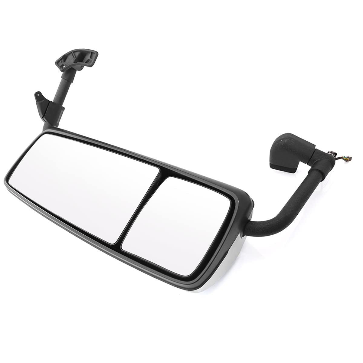 Volvo VNL Door Mirror Assembly – Chrome Heated Power w/ LED Turn Signal (2004–2017) - RoadWest Truck Parts - MZ-7201B-R - High Soar