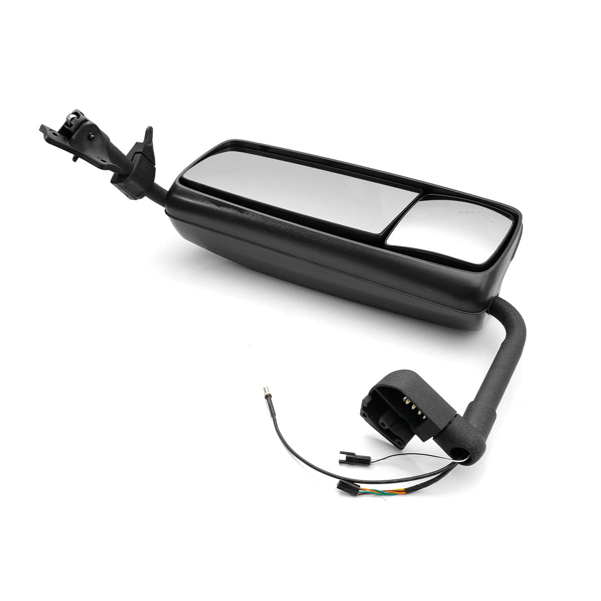 Volvo VNL Door Mirror Assembly – Chrome Heated Power w/ LED Turn Signal (2004–2017) - RoadWest Truck Parts - MZ-7201B-R - High Soar