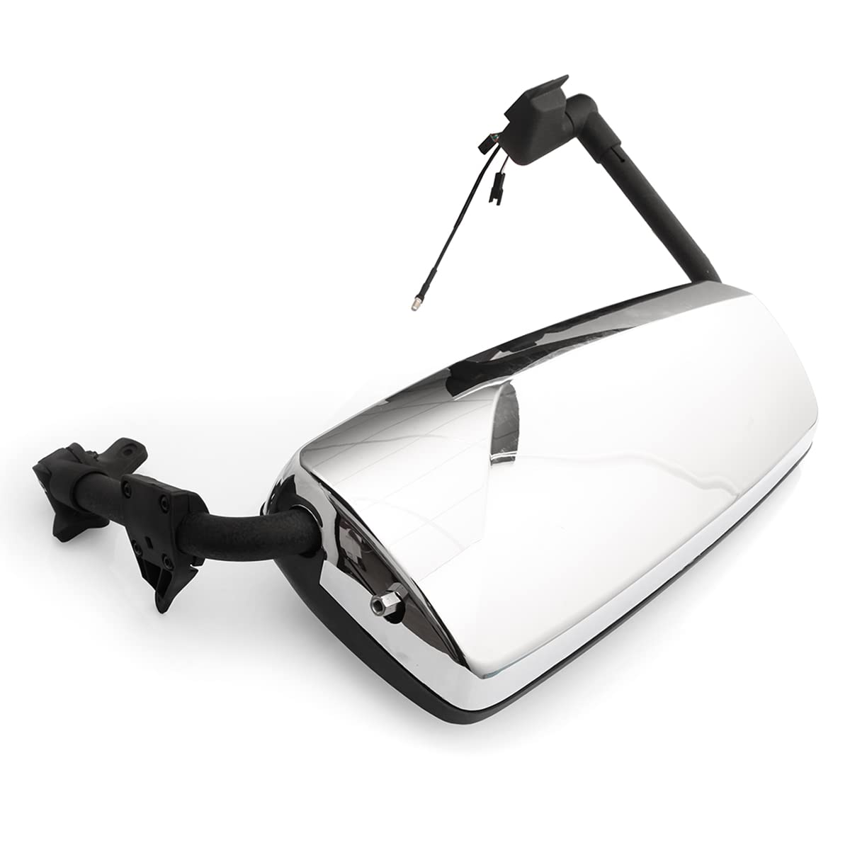 Volvo VNL Door Mirror Assembly – Chrome Heated Power w/ LED Turn Signal (2004–2017) - RoadWest Truck Parts - MZ-7201B-R - High Soar