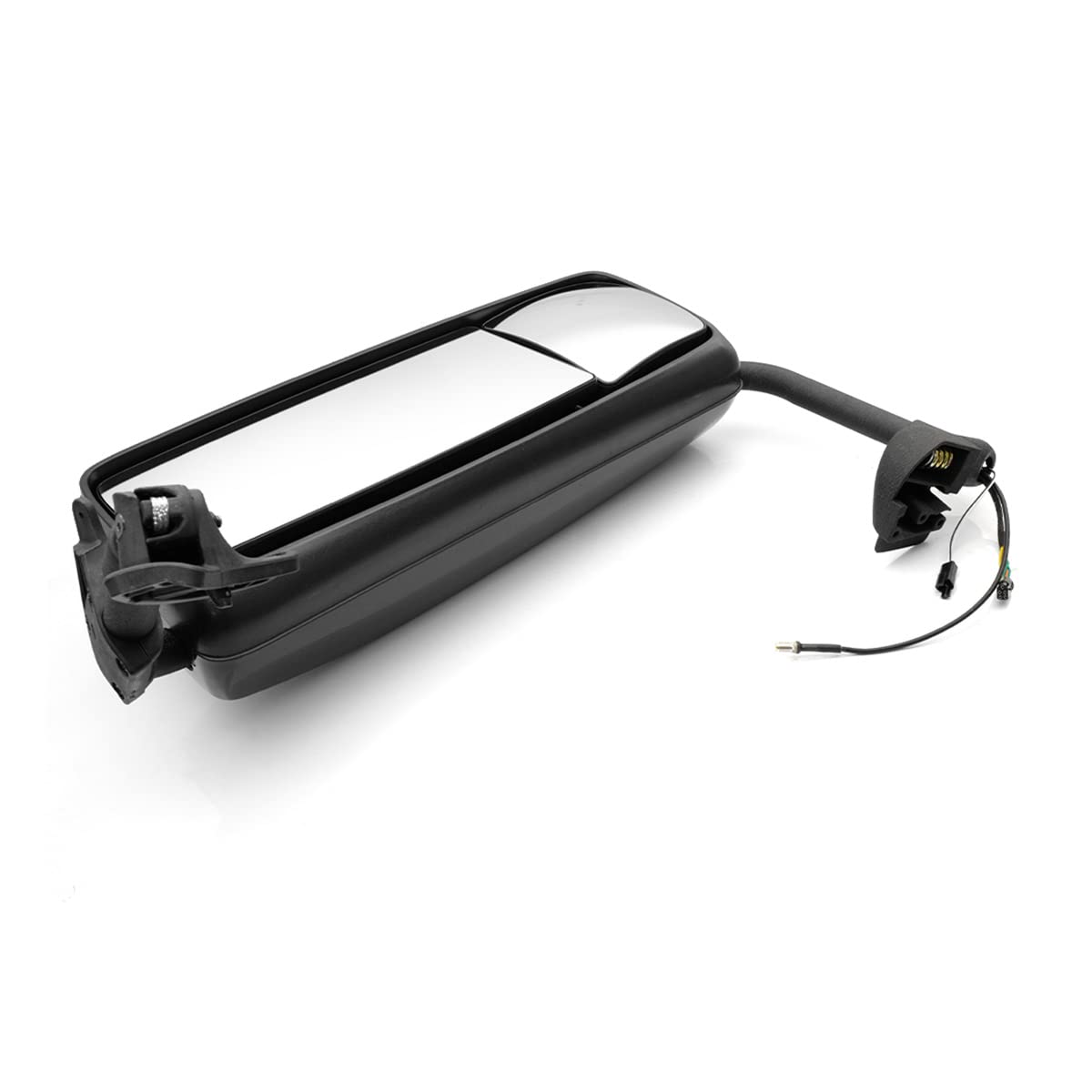 Volvo VNL Door Mirror Assembly – Chrome Heated Power w/ LED Turn Signal (2004–2017) - RoadWest Truck Parts - MZ-7201B-R - High Soar