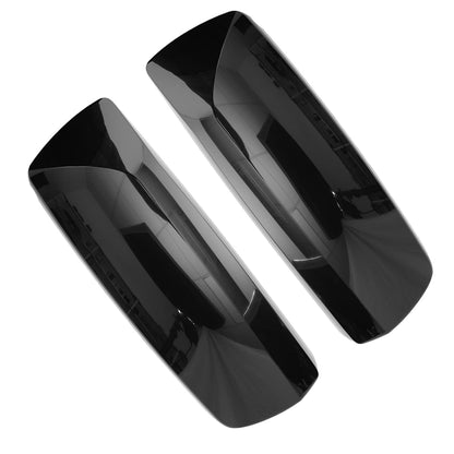 Volvo VNL Door Mirror Cover Set Pair (2004–2017) – Chrome / Black - RoadWest Truck Parts - B08DXR8MJJ - High Soar