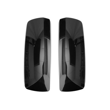 Volvo VNL Door Mirror Cover Set Pair (2004–2017) – Chrome / Black - RoadWest Truck Parts - B09WR6CH6Z - High Soar