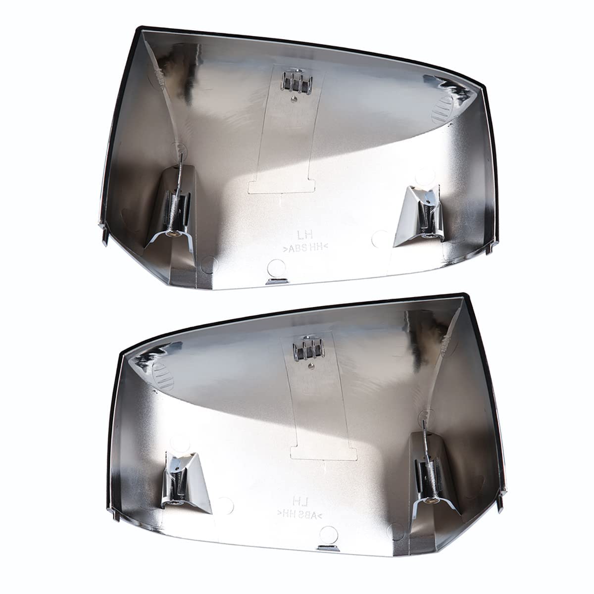 Volvo VNL Hood Mirror Covers Pair (2004–2017) – Chrome (Driver & Passenger) - RoadWest Truck Parts - B0B2HWPXN1 - High Soar