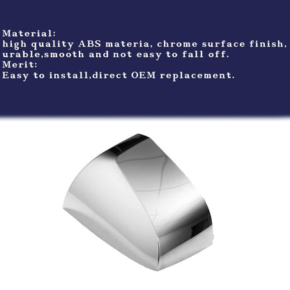 Volvo VNL Hood Mirror Covers Pair (2004–2017) – Chrome (Driver & Passenger) - RoadWest Truck Parts - B0B2HWPXN1 - High Soar