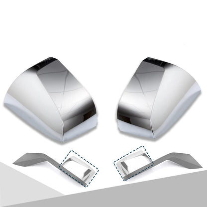 Volvo VNL Hood Mirror Covers Pair (2004–2017) – Chrome (Driver & Passenger) - RoadWest Truck Parts - B0B2HWPXN1 - High Soar
