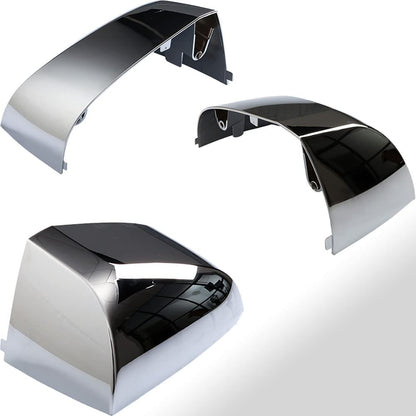 Volvo VNL Hood Mirror Covers Pair (2004–2017) – Chrome (Driver & Passenger) - RoadWest Truck Parts - B0B2HWPXN1 - High Soar