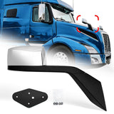 Volvo VNL Hood Mirrors w/ Arms (2004–2014) – Hood Mount - RoadWest Truck Parts - B08DXGZDJJ - High Soar