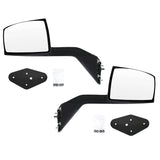 Volvo VNL Hood Mirrors w/ Arms (2004–2014) – Hood Mount - RoadWest Truck Parts - B08DXP21PJ - High Soar