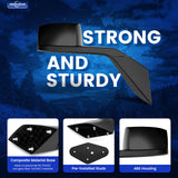 Volvo VNL Hood Mirrors w/ Arms (2004–2014) – Hood Mount - RoadWest Truck Parts - B08DXP21PJ - High Soar