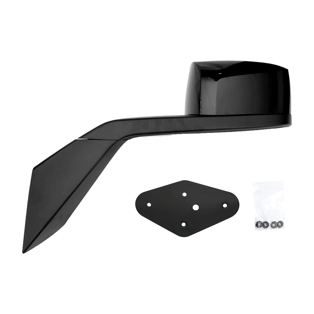 Volvo VNL Hood Mirrors w/ Arms (2004–2014) – Hood Mount - RoadWest Truck Parts - B08DXP21PJ - High Soar