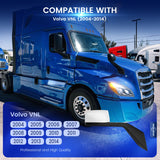 Volvo VNL Hood Mirrors w/ Arms (2004–2014) – Hood Mount - RoadWest Truck Parts - B08DXP21PJ - High Soar