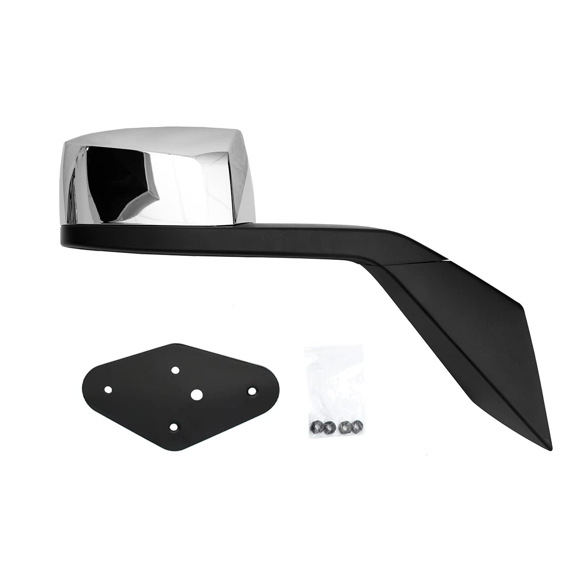 Volvo VNL Hood Mirrors w/ Arms (2004–2014) – Hood Mount - RoadWest Truck Parts - B08DXP21PJ - High Soar
