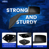 Volvo VNL Hood Mirrors w/ Arms (2004–2014) – Hood Mount - RoadWest Truck Parts - B08DXP21PJ - High Soar