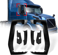 Volvo VNL Mirror Arm Covers Pair (2004–2020) – Black (Left & Right) - RoadWest Truck Parts - B09WTP8SXF - High Soar