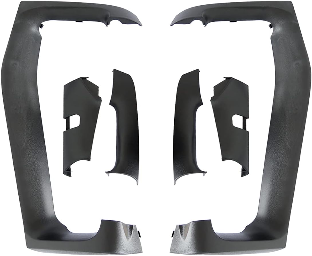 Volvo VNL Mirror Arm Covers Pair (2004–2020) – Black (Left & Right) - RoadWest Truck Parts - B09WTP8SXF - High Soar