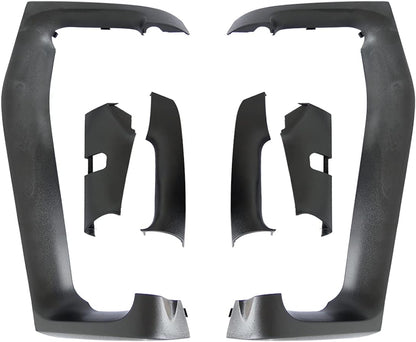 Volvo VNL Mirror Arm Covers Pair (2004–2020) – Black (Left & Right) - RoadWest Truck Parts - B09WTP8SXF - High Soar