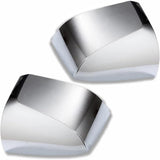 Volvo VN/VNL/VNM Hood Mirror Covers Pair (2004–2017) – Chrome / Black - RoadWest Truck Parts - B09WTVQ221 - High Soar